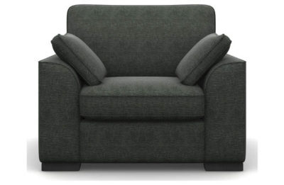 Heart of House Lincoln Fabric Chair - Pewter